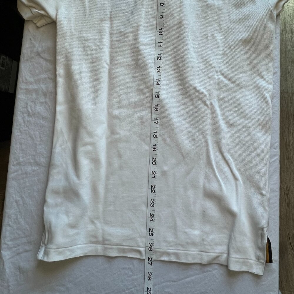 Rugby Ralph Lauren men's white mesh polo shirt, XS - Picture 8 of 8